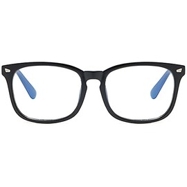 MAGIMODAC Blaulichtfilter Lesebrille gro√ü Damen Herren Computerbrille Lesebrillen Sehhilfe Brille Computer-Lesebrillen mit/ohne St√§rke (Hell schwarz, 1.25)