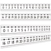 48 Pieces Number Line 0 to 30 Student Desk Number