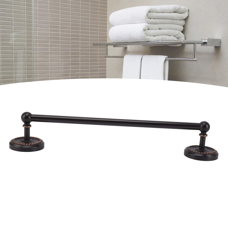 All Copper Bathroom Towel Bar European Style Wall Mounted Towel
