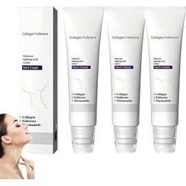 Crema Mágica de Colágeno y Fullerenos para el Cuello, Reafirmante que Tensa y Levanta la piel Flácida, Crema de Colágeno para el Cuello con Cinco Rodillos, Reduce las Arrugas y la Papada (3)