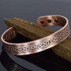 Holistic Magnets Copper Magnetic Bracelet Men's Women's Celtic Bangle Copper