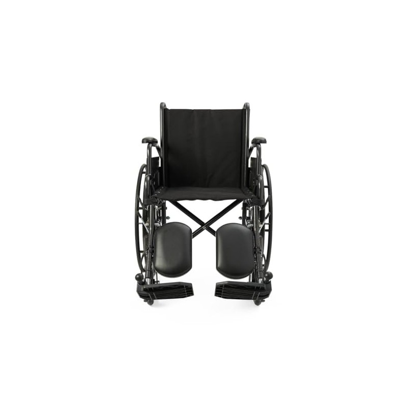 Strong and Sturdy Wheelchair with Desk-Length Arms and Swing-Away Leg