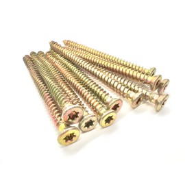 Concrete Screws (Pack of 20) Multi-Fix Countersunk 7.5mm TX Easy Drive (7.5 x 100mm)