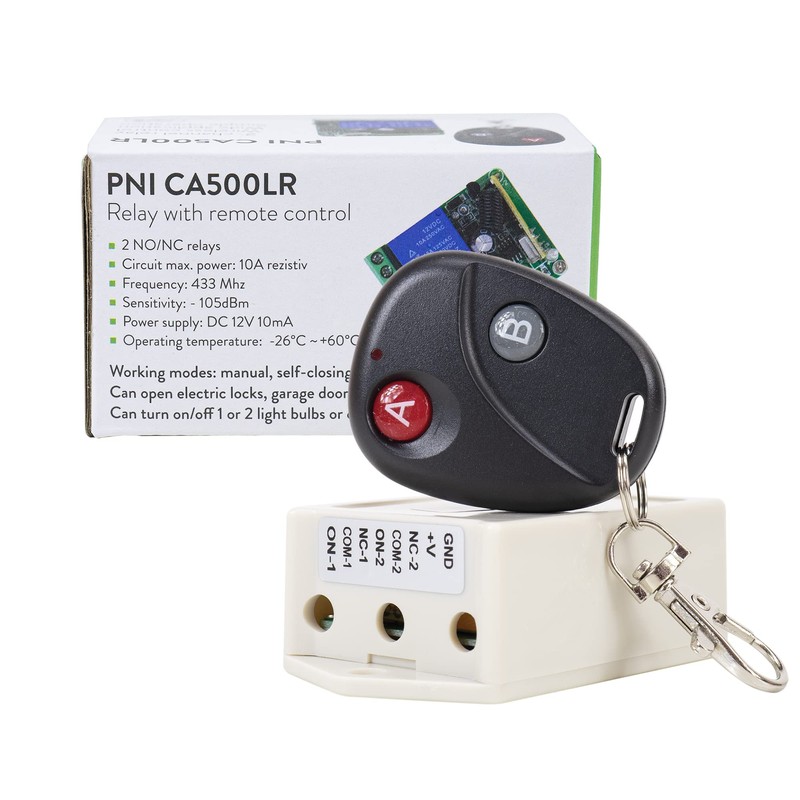 PNI CA500LR Relay with Remote Control for 1 or 2
