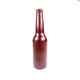NewRuleFX Flexible Foam Rubber Beer Bottle Prop - Amber Brown Opaque - Amber Brown Opaque