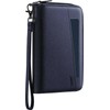 VULKIT Porta Pasaporte de Cuero con Bloqueo RFID y Correa