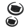 Unbranded 2PCS Black Front Grille Rear Trunk Lid Badge Emblem