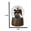 Occult Wicca Sabbatic Goat Baphomet Solve Et Coagula Glitter Water