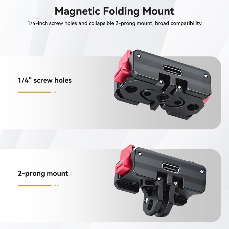 UTEBIT Magnetic Quick Release Charging Adapter Mount for DJI Osmo