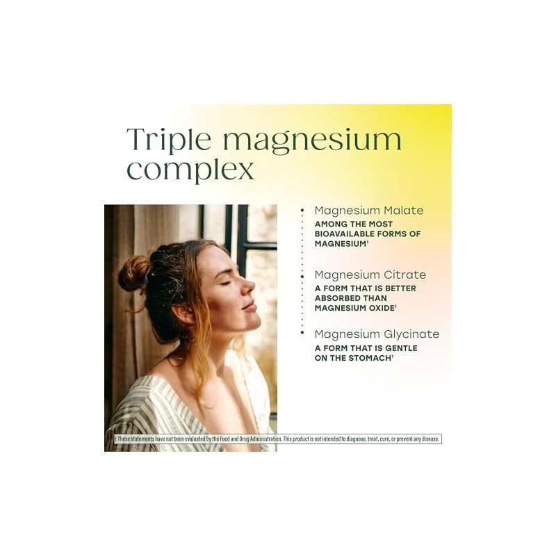 MegaFood Magnesium 300 mg - Highly absorbable Blend of Magnesium