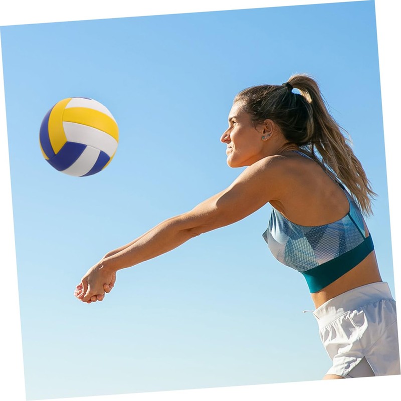 Kisangel Training Volleyball 2 Pack Soft Indoor Volleyball Machine Stitching