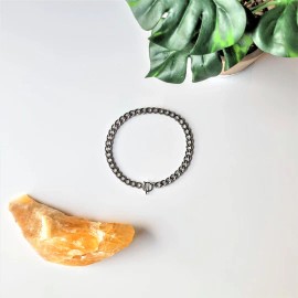 Radiant Threadz Thick Cuban Link Curb Chain Choker Stainless Steel Big Chunky 90s Goth Necklace - 17 in