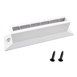 Myard Level Baluster Connectors for Deck Scenic Frontier Glass Balusters Railing Rails Handrail Staircase (10-Pack, for Thickness: 5/16", Width: 4", White)