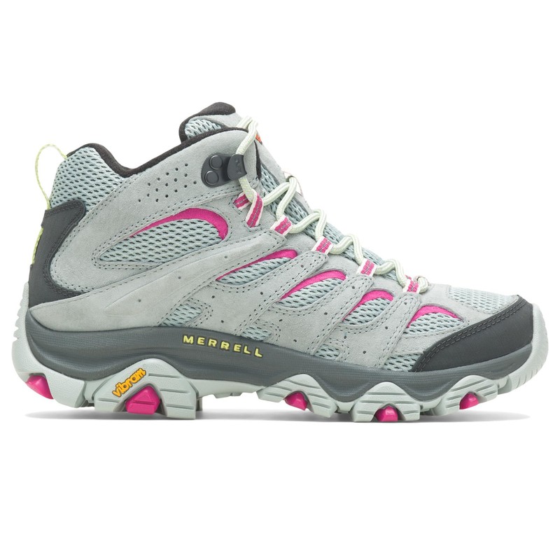 Merrell Moab 3 Mid Monument/Fuchsia 7.5 M