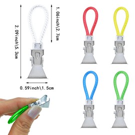 30 PCS Towels Clip Tea Towel Clips Kitchen Towels Clip Multipurpose Bathroom & Kitchen Hangers, Hanging with Loop Cloth Hook Clip Hangers, Home Storage Hooks