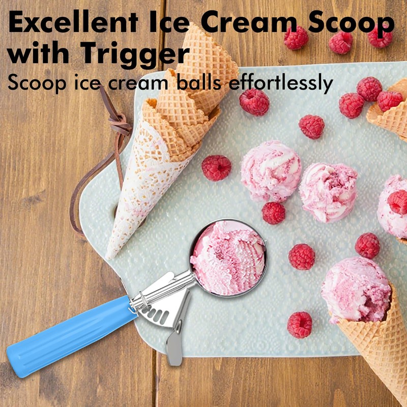 JUNADAEL J Ice Cream Scoop, Cookie Scoop Set, Incluede 1.2