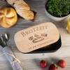 Spruchreif Plastic Lunch Box "Brotzeit" | Lunch Box with Engraving