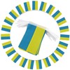 Ukraine String Flag Pennant Banner - 38 Flags, 42 Feet