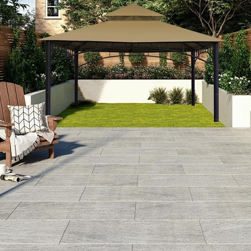 Gazebo Replacement Canopy Roof,Outdoor Grill Shelter Canopy Top Double Tiered