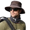 Men Fishing Sun Boonie Hat Wide Brim Outdoor Summer UV