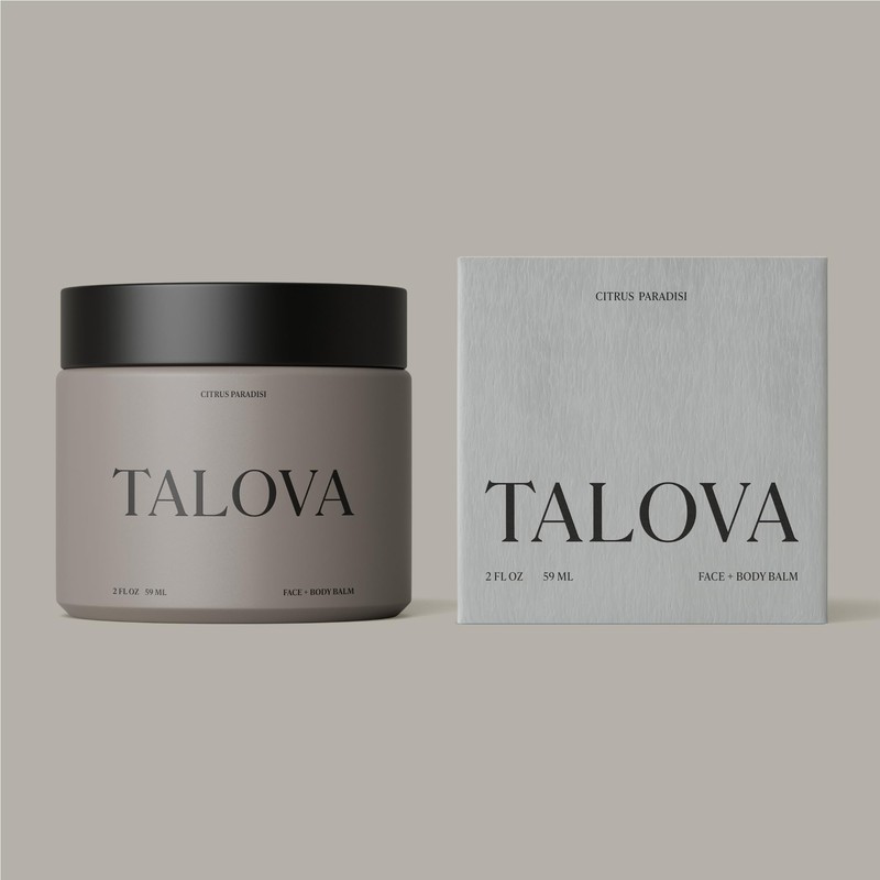 TALOVA - Face + Body Balm, Grass-Fed Tallow Moisturizer for