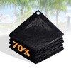 VICLLAX 70% Black Garden Shade Cloth Sun Shade Fabric –