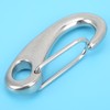 4pcs 100mm Heavy Duty Snap Rope Hook Stainless Steel Spring