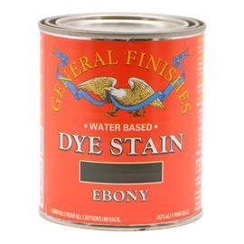General Finishes Water Based Dye, 1 Pint, Ebony