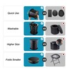 TRIPTIPS Upgrade Retractable Portable Toilet Travel Toilet Adjustable Height Camping