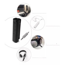 Veraly Receptor Bluetooth Audio Y Llamadas Aux 3.5 Recargable