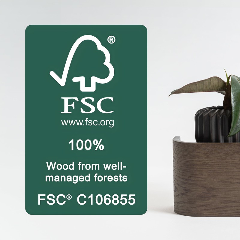 Kazai. Wall-Mounted Coat Rack 'Toke' - Modern Design Coat Rack