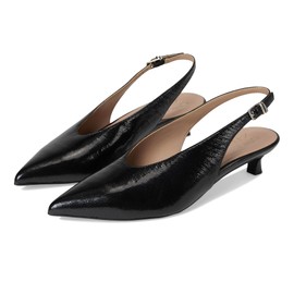 Naturalizer Women's Nicolette Pump, Black Leather 1, 12