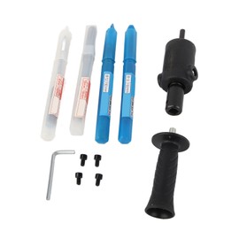 Electric Drill to Hammer Adapter Conversion Head with Bits Screws Handle Power Tool Attachment