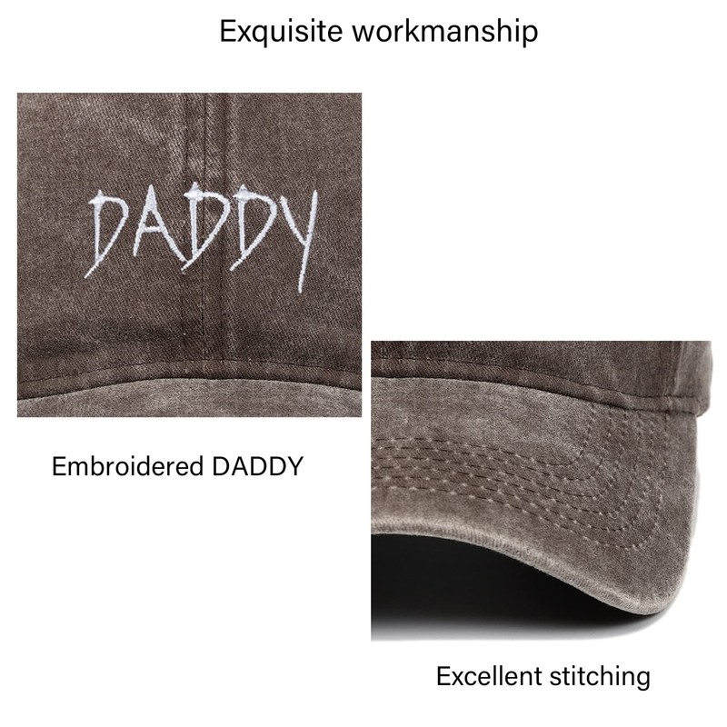 COSFAN Daddy Baseball Hat, DAD Hats, Embroidered Adjustable Daddy Hats,