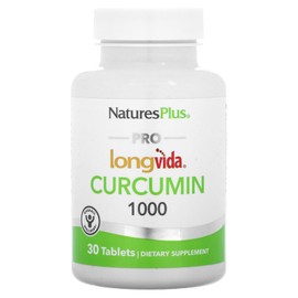 Natures Plus PRO Longvida Curcumin 1000 mg - 30 Tablets - Promotes Healthy Free Radical Protection - Non-GMO, Vegan & Gluten Free - 30 Servings