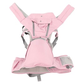 Baby Carrier with Hip Seat Ergonomic Breathable Comfortable Multifunctional Baby Waist Stool for Newborn Toddler Pink