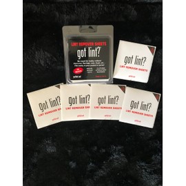 Generic got lint? | Lint Remover Sheets | 3 Pack (225 Total lint Removing Sheets), White