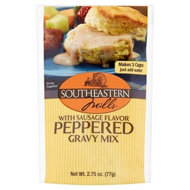 Southeastern Mills Old Fashioned Peppered Gravy Mix, With Sausage Flavor 2.75-Ounce (Pack of 24)