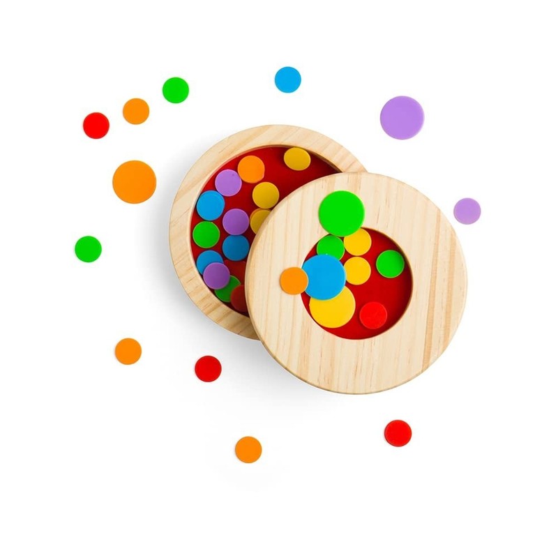 Bigjigs Toys Tiddly Winks Game, Wooden Toys, Board Games, Travel