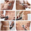 KIKIDO Mens Manscape Groin Hair Trimmer Safe Ball Shaver Ceramic