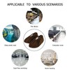 SIVENKE 5 Pairs Shoe Covers Reusable Shoes Cover Flannel Breathable