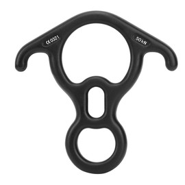 MAGT Abseilachter, 50KN High-Strength Ox Horn Abseiling Device Climbing 8 Descender Climbing Equipment Safety Device for Climbing Mountaineering