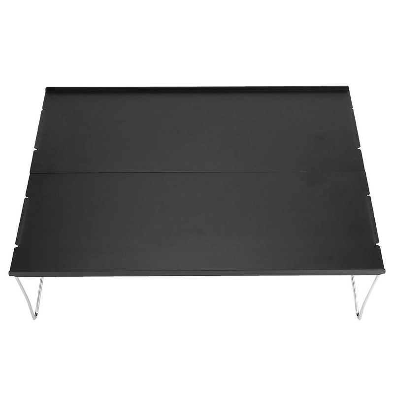 Outdoor Barbecue Table Ultra‑Light Portable Folding Aluminum Alloy Table for