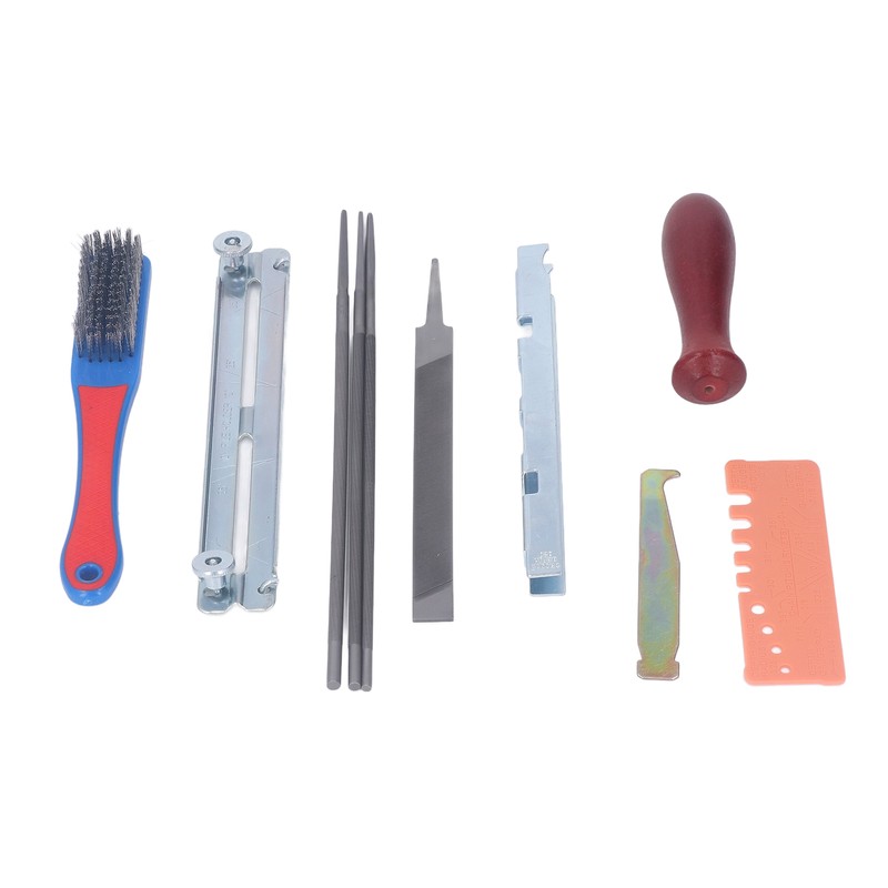 11Pcs Chainsaw Sharpener File Chain Saw Teeth Sharpening Tool Set