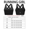 RUNNING GIRL Sports Bra for Women, Criss-Cross Back Padded Strappy