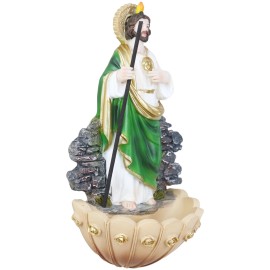 San Judas Tadeo Fuente de Agua Bendita Para Pared 6"x3" Holy Water Wall Font