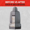 Motor Trend AquaShield Waterproof Front Seat Covers, Solid Gray Seat