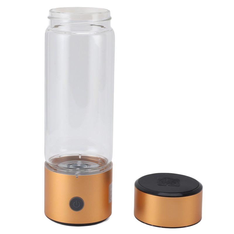 Hydrogen Water Bottle Portable 410ml Hydrogen Rich Water Glass Cup
