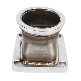2.5in V Band Flange Adapter Stainless Steel Rustproof Long Lasting Universal for T4 Turbo