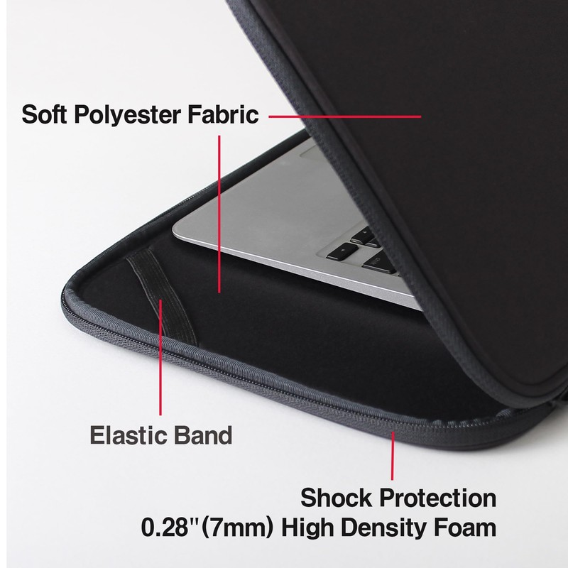 Laptop Sleeve 15.6 Inch Foldable Slim Case Lightweight Bag Notebook